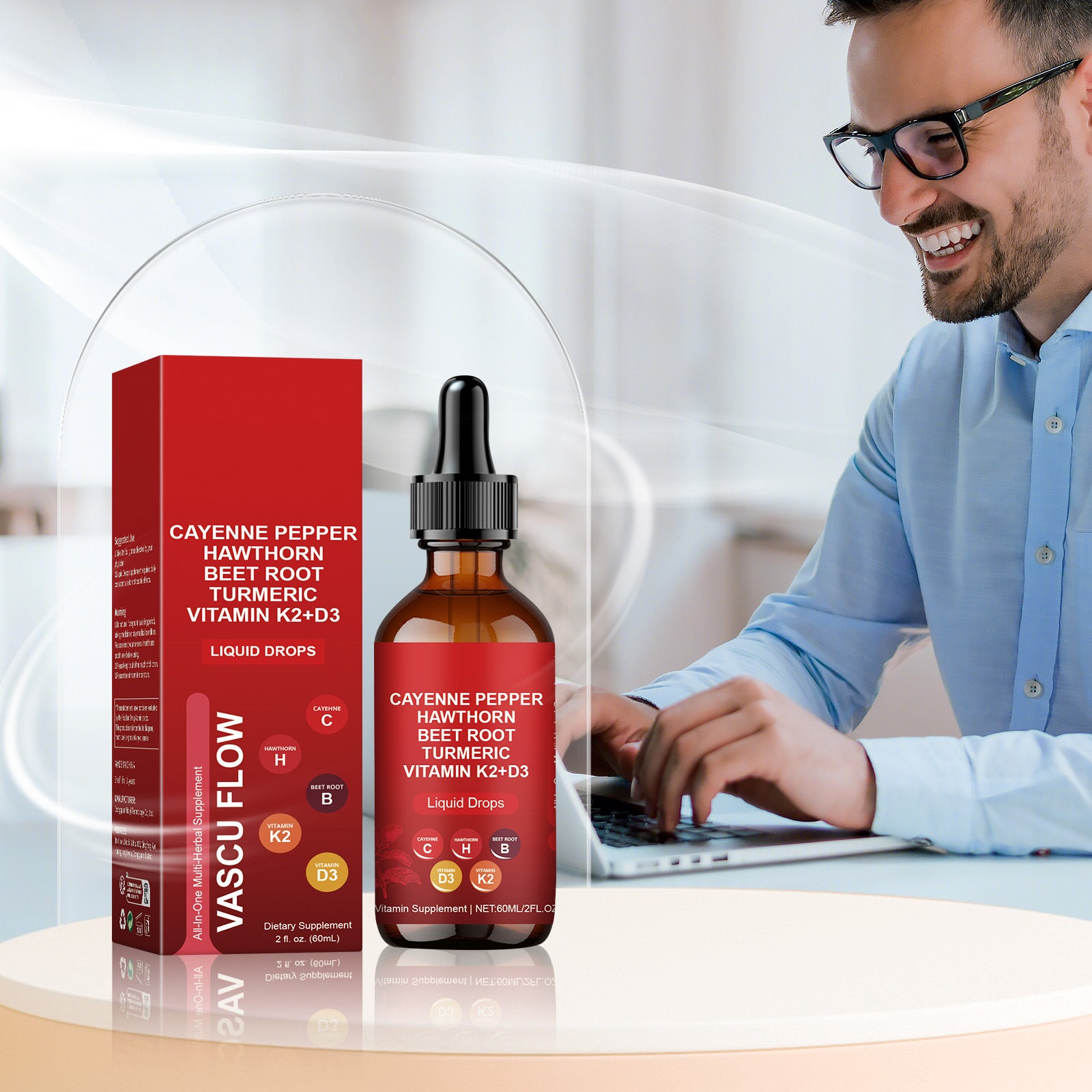 Non-standard Pepper Lifting Vitality Relieving Care Drops 60ml
