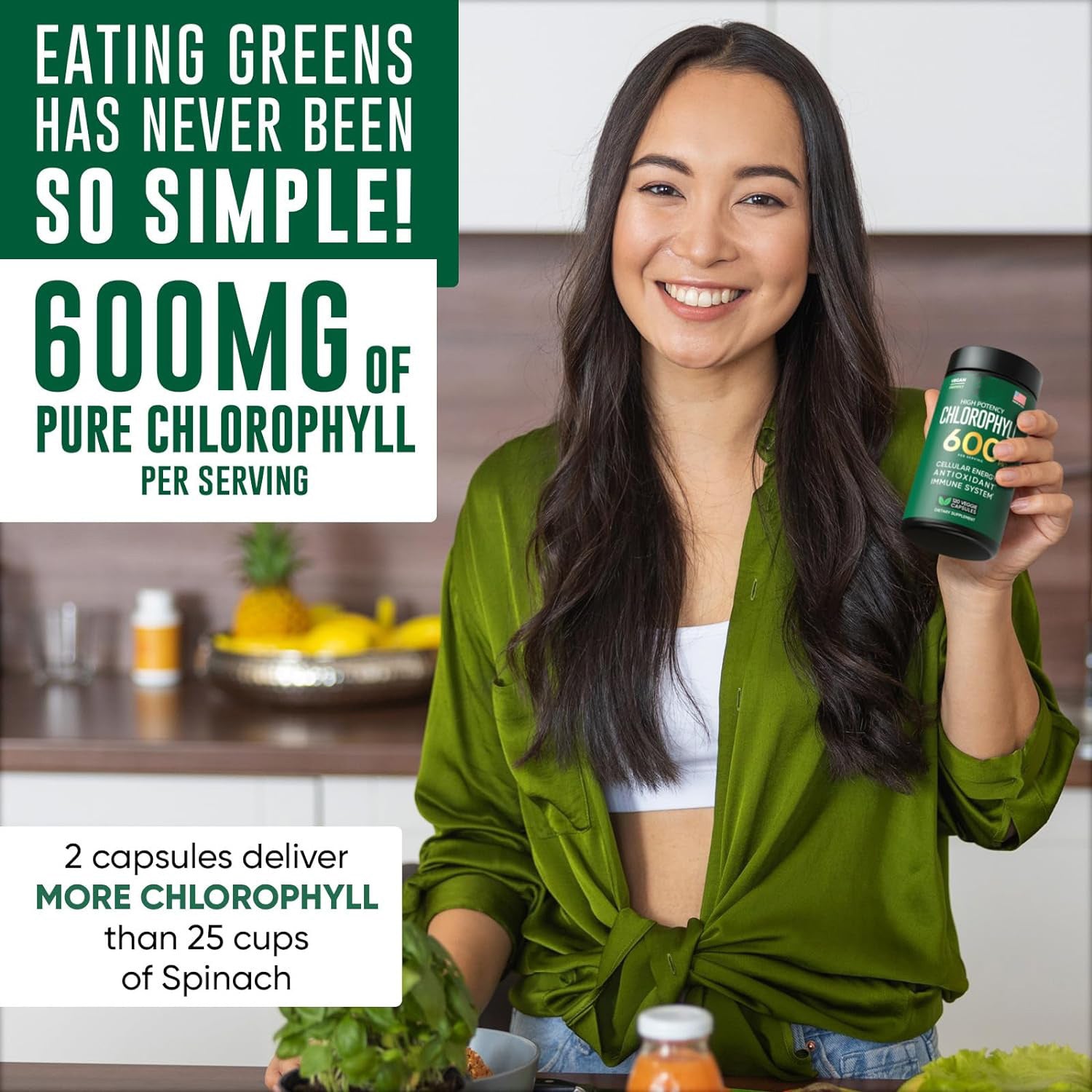 Chlorophyll tablets