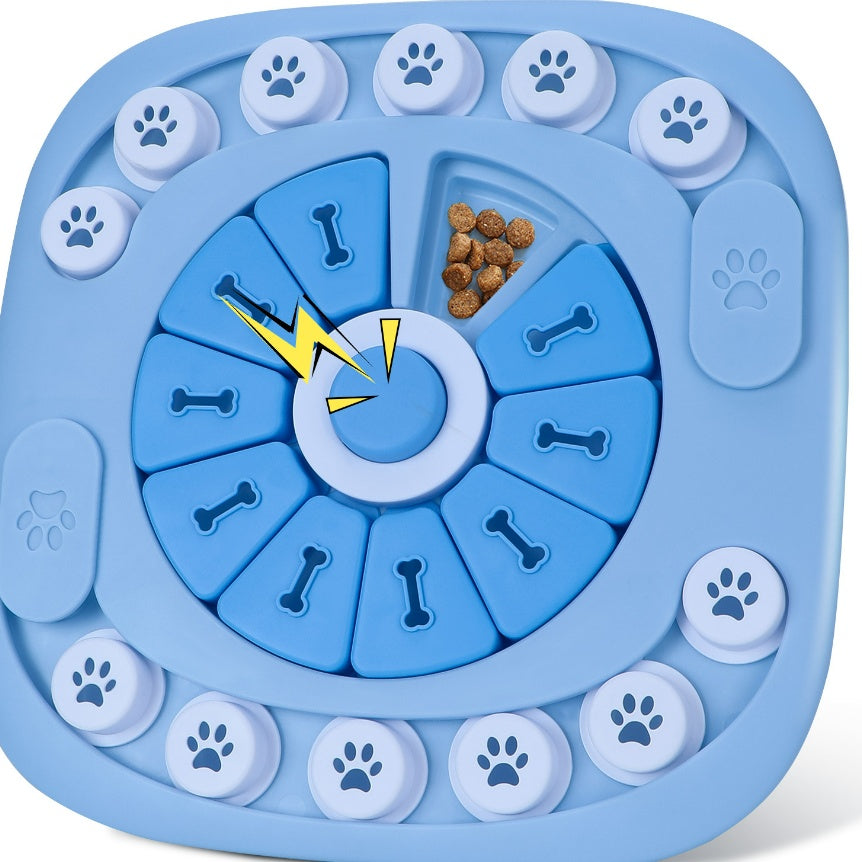 Interactive puzzle dog toy