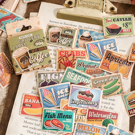 Department Store Label Box-packed Stickers