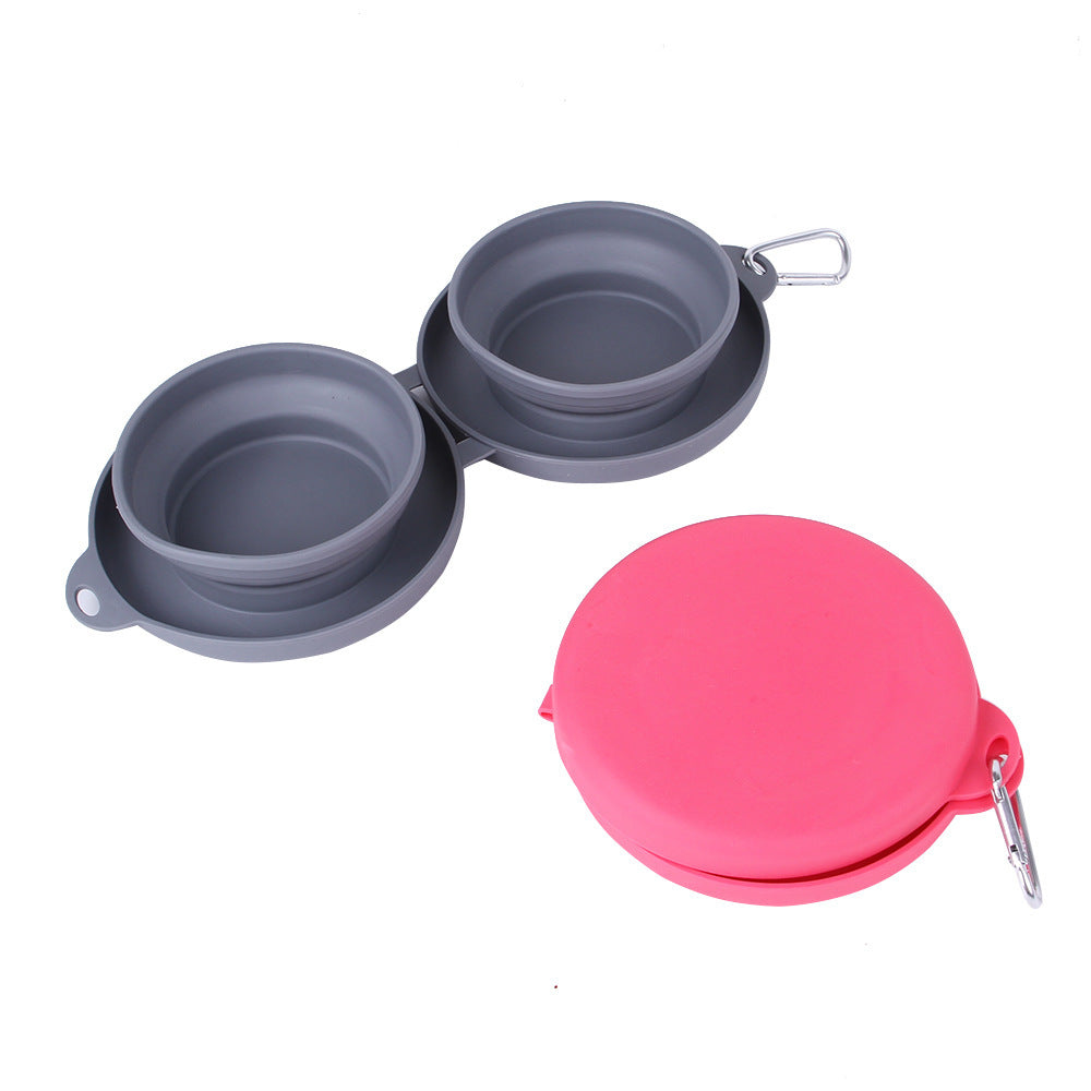 Rubber Foldable  Pet Feeding Bowl