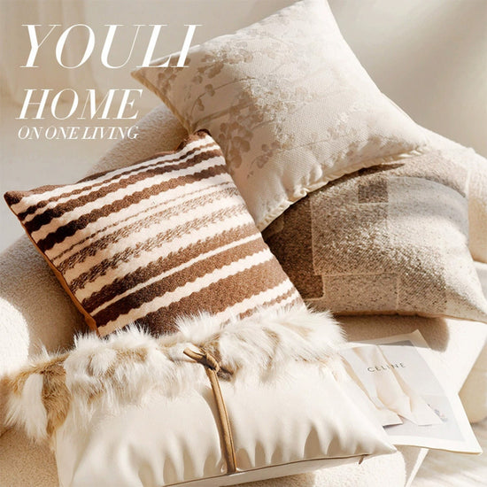 Linen Nordic Style Throw Pillow Covers With Tassel Cushion Cases