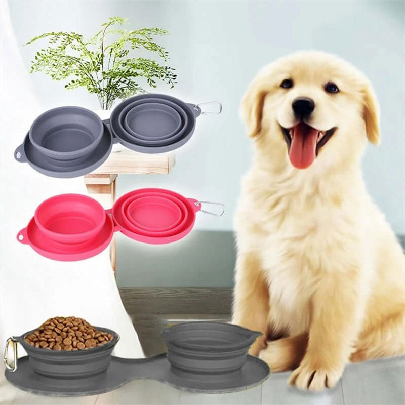 Rubber Foldable  Pet Feeding Bowl