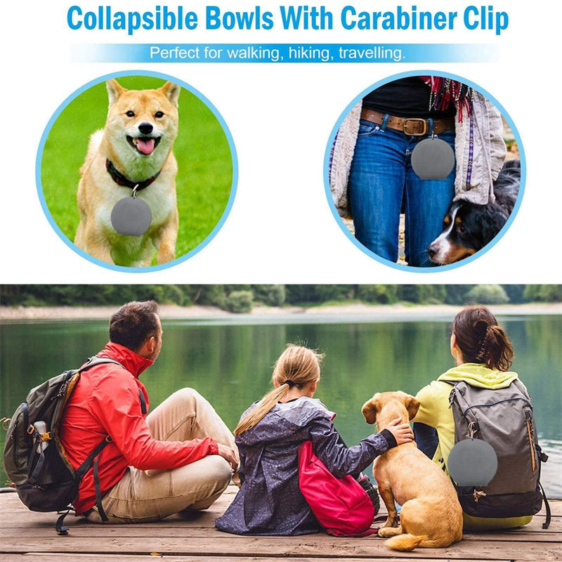 Rubber Foldable  Pet Feeding Bowl