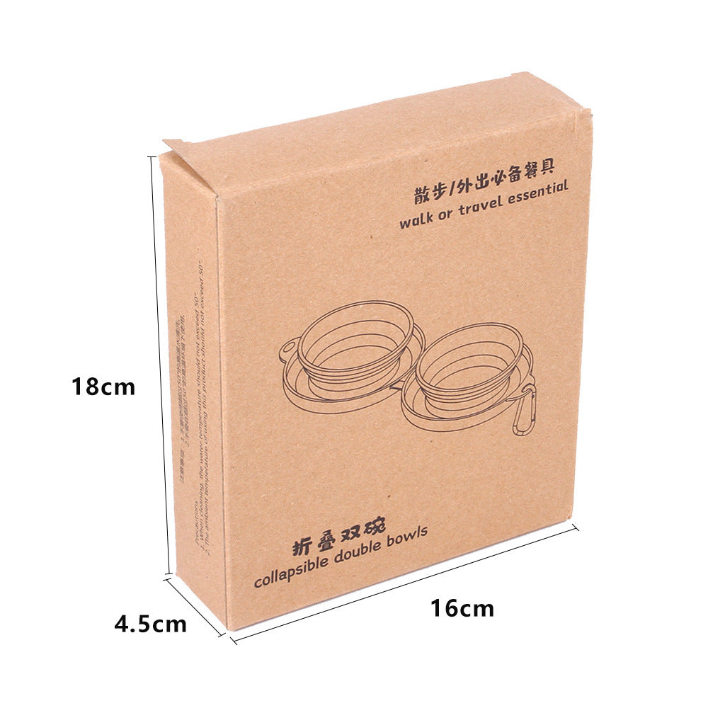 Rubber Foldable  Pet Feeding Bowl