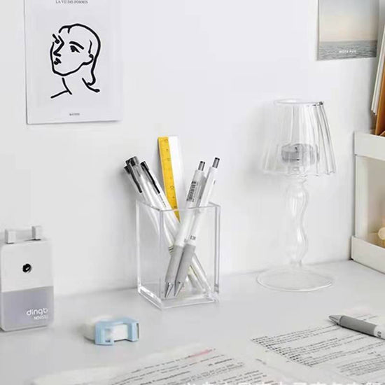 Transparent Acrylic Pen Holder