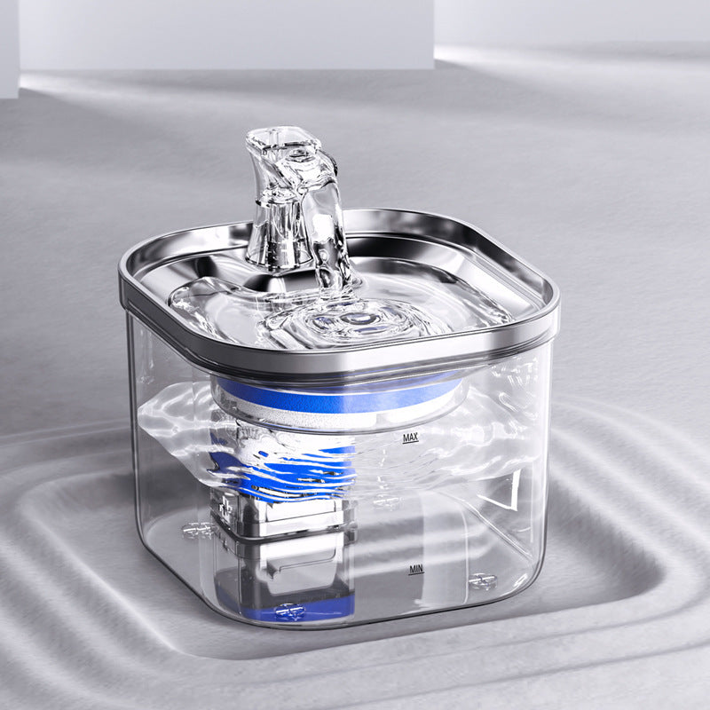 Stainless Steel Automatic Circulation Water Dispenser for Pets